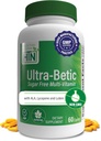 Health Thru Nutrition Ultra-Betic Multivitamin 60 Conde ← Supports Nerve, Vision, Energy Silencio con ALA, Lycopene ← Non-GMO, Clean Label ← Tested for Quality
