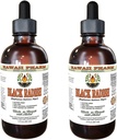 Hawaii Pharm Black Radish Extract líquido libre de alcohol, Black Radish (Raphanus Sativus Niger) Dried Root Glycerite Natural Herbal Suplemento 2x2 oz