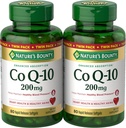Bounty CoQ10 200 mg Softgels, Heart Health & Cellular Energy Support, Twin Pack, 160 Rapid Release Softgels