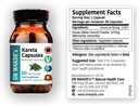 DR WAKDE'S Karela Capsules (Bitter Gourd, Bitter Melon, 60 Veg Caps, Suplemento de base vegetal, hierba ayurvédica, todo natural, vegano)
