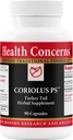 Salud Preocupaciones Coriolus PS – Turquía Tail Mushroom Suplemento para el apoyo inmunitario " Gut Health – Microbiome Balance – Cooling Chinese Herb – 1500mg Turquía Tail Por Servir – 90 cápsulas