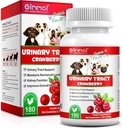 Cranberry for Dogs - 180 Cranberry Supplement Tablest for Dogs Supports Bladder Infection, Dog Incontinence Support, Bladder Stone and Dog UTI, Pet Supplement Treats Tablets for All Breeds Dogs & Ages