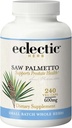 ECLECTIC INSTITUTE Fresh Freeze-Dried Saw Palmetto - 600 mg - 240 cápsulas vegetarianas
