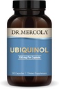 Dr. Mercola Ubiquinol - 150 mg Ubiquinol - Supports Energy Production - Antioxidant Supplement - Non-GMO, Gluten-Free & Soy-Free - 90 Capsules (90 Servings)