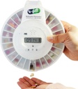 e-Pill MedTime Pro - Dispensador automático de píldoras bloqueado seguro con tapa clara para el monitoreo fácil y la gestión fiable de medicamentos