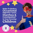 LOVEBUG Probióticos para niños – Probióticos Chewables con fibra prebiótica para la edad 4+,Daily Children's Gut Health &amp; Digestive Support Suplemento, Sugar-Free Berry Flavor, 60 Cuenta