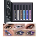 Coloreado Mascara Colorful Waterproof Azul Mascara para Eyelashes Set,White Negro Marrón Púrpura larga duración Charming Voluminous Cruelty Free Vegan Eye maquillaje (6 colores)