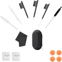 Phitunry 52-Piece Hearing Aid Cleaning Kit Accesorios Portable Hearing Aid Case Pocket Size with Cleaning Brush Tools, Dry Capsules, Audio Wipes, Deer Velvet Cloth and Hearing Aid Travel Case(Small)