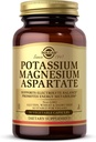 Solgar Potassium Magnesium Aspartate - 90 Vegetable Capsules - Vegan, Gluten Gratis, Dairy Free, Kosher