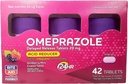 Rite Aid Acid Reducer Omeprazole Delayed Release Tablets - 20 mg, 3 Botellas, 14 Cuenta Cada (42 Cuenta Total), Wildberry Mint Flavor, Heartburn Relief, Heartburn Medicine, Treats Frequent Heartburn