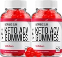 Ultra Bio Slim Keto Plus ACV Gummies Suplemento dietético - UltraBio Slim Keto Manzana Vinagre Gummies Críticas, máxima potencia BioSlim Gummies para la gestión avanzada del peso (2 Pack - 120 Gummies)