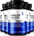(5 Pack) Virility Salvador Capsules Para Hombres, VirilitySavior Hombre Fórmula, Píldoras Premium Para Max Rendimiento y Confianza, Soporte integral para salud y bienestar general (300 cápsulas)