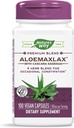 Camino de la Naturaleza AloeMaxLax con Cascara Sagrada, Alivio de Estreñimiento ocasional*, 100 cápsulas Vegan