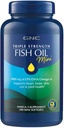 GNC Triple Strength Fish Oil Mini Omega 3 Suplemento, 1000 mg EPA y DHA, soporta el corazón, cerebro, piel, ojo y salud conjunta, 240 Mini Softgels