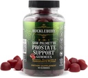 BUCKLEBURY 9-in-1 Natural Saw Palmetto Gummies with Raspberry & Pomegranate Flavor - Plant-Based Prostate Support Suplementos para Mens Bladder Health, Hair Growth & Urinary Support - 60 Gummies