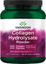Swanson High Plains Collagen Hydrolysate Powder - Colagen Peptides Powder Supporting Hair, Skin, Nails, and Joint Health - Bioavailable Proteins Promoting Bone, Tissue, and Cartilage Support - (1 lb)