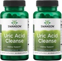 Swanson Uric Acid Cleanse - Natural Supplement Promoting Kidney Support - Características una potente combinación de 7 hierbas - (60 cápsulas vegetales) 2 Pack