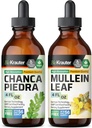 BIO KRAUTER Chanca Piedra Tintura 4 Fl. Oz. &amp; Mullein Tincture 4 Fl. Oz.
