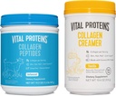 Proteínas vitales Péptidos de colágeno de polvo descoloridos 19.3 OZ Creamer Vanilla
