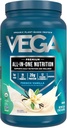 Vega Orgánica Todo-en-Uno Polvo Vegano, Vainilla Francesa -Ingredientes Superalimentarios, Vitaminas para Apoyo Inmunitario, Keto Friendly, Pea Protein for Women &amp; Men, 1.5 libras (Pack of 1)