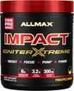 ALLMAX Nutrition - Impact Igniter Extreme Pre Workout Powder - con Citrulline Malate, Beta - Alanine, Caffeine, Taurine y, Betaine anhydrous (Pineapple Mango)