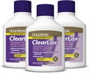Good Sense ClearLax, Polyethylene Glycol 3350 Powder for Solution, Osmotic Laxative, 53.7 Oz, Pack of 3