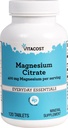 Citrato de Magnesio Vitacost - 400 mg por Serving - 120 Tabletas