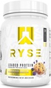 Polvo de proteína cargada RYSE - Muffin de arándanos - 25g Whey Protein Isolate " Concentrate with Prebiotic Fiber " MCTs - Low Carb, Low Sugar, Digestive-Friendly - 20 Servings / 1.5 lb Tub