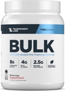 Laboratorios Transparentes Bulk Pre Workout Powder - Naturalmente Sweetened Advanced Pre-Workout Formula for Muscle Building and Strength - 30 Servings, Tropical Punch