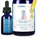 PranaPets Kidney Health Support Supplement for Cats Silencio Naturally Supports Healthy Kidney Function in Cats ← Herbal Formula ayuda a la inflamación " Síntomas de Problemas del Riñón