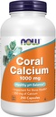 AHORA Suplementos de Alimentos, Calcio de Coral 1000 mg, Salud de Hueso*, Saldo de pH saludable*, 250 cápsulas de Veg