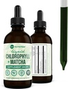 360 Nutrición Matcha Chlorophyll Liquid Drops with L-Theanine, Gluten Free & Vegan Internal Deodorant Supplement, Supports Gut Health, Digestion, Energy, Radiant Skin, Fast Absorption, 60 Servings