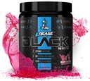 eFlow Nutrition Enrage Black High Stimulant Pre Workout Supplement - Preworkout Powder to Boost Energy, Pumps and Strength - 4 Flavors (30 Servings) (Sour Black Cherry)