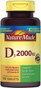 Nature Made Vitamina D3 2000 UI Tablets 100 ea (Pack of 11)