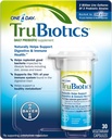 TruBiotics Daily Probiotic 30 Capsules - Gluten Free, Soy Free Digestive + Immune Health Support Suplemento para Hombres y Mujeres (Pack of 3)