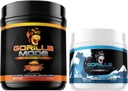 Modo gorila Pre Workout (Orange Rush) + HidroPrime Glycerol Pre Workout - Estante integral para hiper-hidración, bomba, poder, resistencia y termoregulación