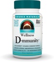Fuente Natural Wellness D-mmunity, Bio-Alineación Vitamina D Immune Formula, apoya la absorción óptima y la utilización*, 125 mcg (5.000 UI) D-3-30 Vegetarian Capsules