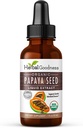 Papaya Semillas 1oz - Superalimentos orgánicos para Enzymes Digestivos, Gut Health- Non-GMO, Raw, y sin procesar para el bienestar holístico