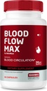 NutraRize Blood Flow Max Capsules, Advanced Blood Support Formula, Maximum Strength Supplement for Healthy Blood Circulation, All Natural Vitamin Pills for General Wellness, Reviews (60 cápsulas)
