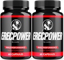 LIVORKA Erecpower Multivitamin Male Performance Capsules for Mens Health, Advanced Formula - 120 Capsules (2 Mes de Suministro) - Pack de 2