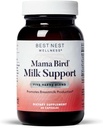 Best Nest Wellness Mama Bird Milk Support - Healthy Breast Milk Flow Support Supplement - Breastfeeding Support with Fenugreek &amp; Moringa - Aids Milk Supply for Baby - 60 Capsules