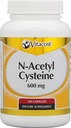 Vitacost N-Acetyl Cysteine (NAC) - 600 mg - 120 cápsulas