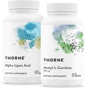 THORNE - Antioxidante Nerve Support Duo - Alfa-Lipoic Acid &amp; Acetyl-L-Carnitine Bundle - 60 Servings