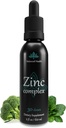 Complejo Zinc - 30 Servings, 2oz, Peppermint Flavor, Vegan Liquid Ionic Zinc Sulfate Drops Plus Trace Minerals for Daily Immune System Support