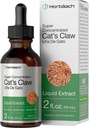 Horbäach Cats Claw Herb Extract Tincture ← 2 Fl Oz tóxico Alcohol Gratis Silencio Vegetarian, Non-GMO, Gluten Free Liquid