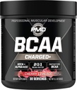 PMD Sports BCAA Charged Delicious Amino Acid Drink Mix for Performance, Recovery, Endurance and Hydration - Increase Muscle Function for Workout and Daily Energy – Cherry Limeade (30 Servings)