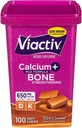 Viactiv Max Fórmula Calcio +Vitamin D3 Suplemento de Bone Health, Rich Caramel, 100 Soft Chews