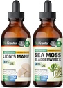 BIO KRAUTER Mane Tincture de León 4 Fl. Oz. " Sea Moss Tincture 4 Fl. Oz.