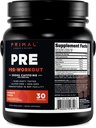 Primal Pre-Workout Primate Punch (30 Servings) (Tropical Flavored) - Gluten Free & Non-GMO