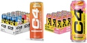 C4 Energy &amp; Smart Energy Drinks Variety Pack, Sugar Free Pre Workout Performance Drink & C4 Energy Drink, STARBURST Strawberry, Carbonated Sugar Free Pre Workout Performance Drink